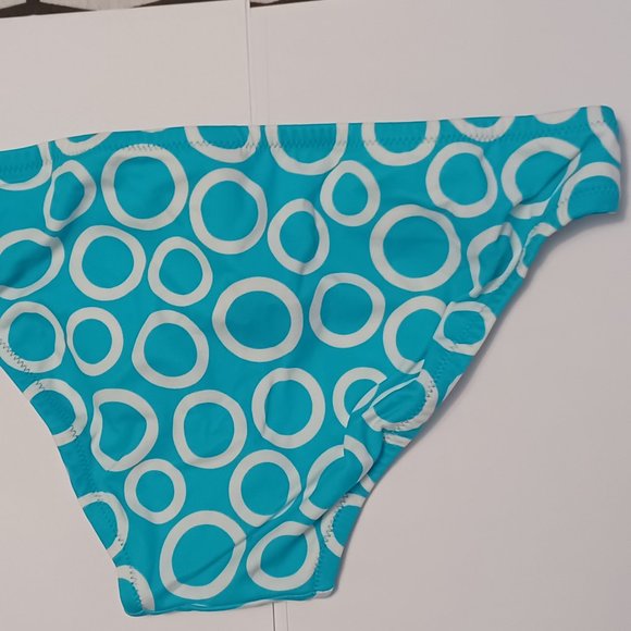 Victoria's Secret Low Rise Brief Blue Bubbles Bikini Bottom NWOT - Picture 5 of 8